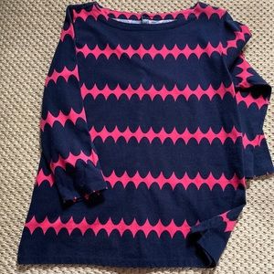 Talbots geometric print top